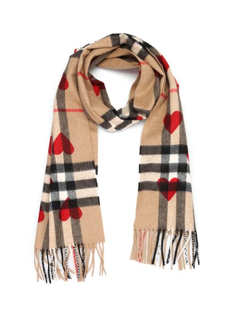 burberry schal mit herzen|burberry scarves women's.